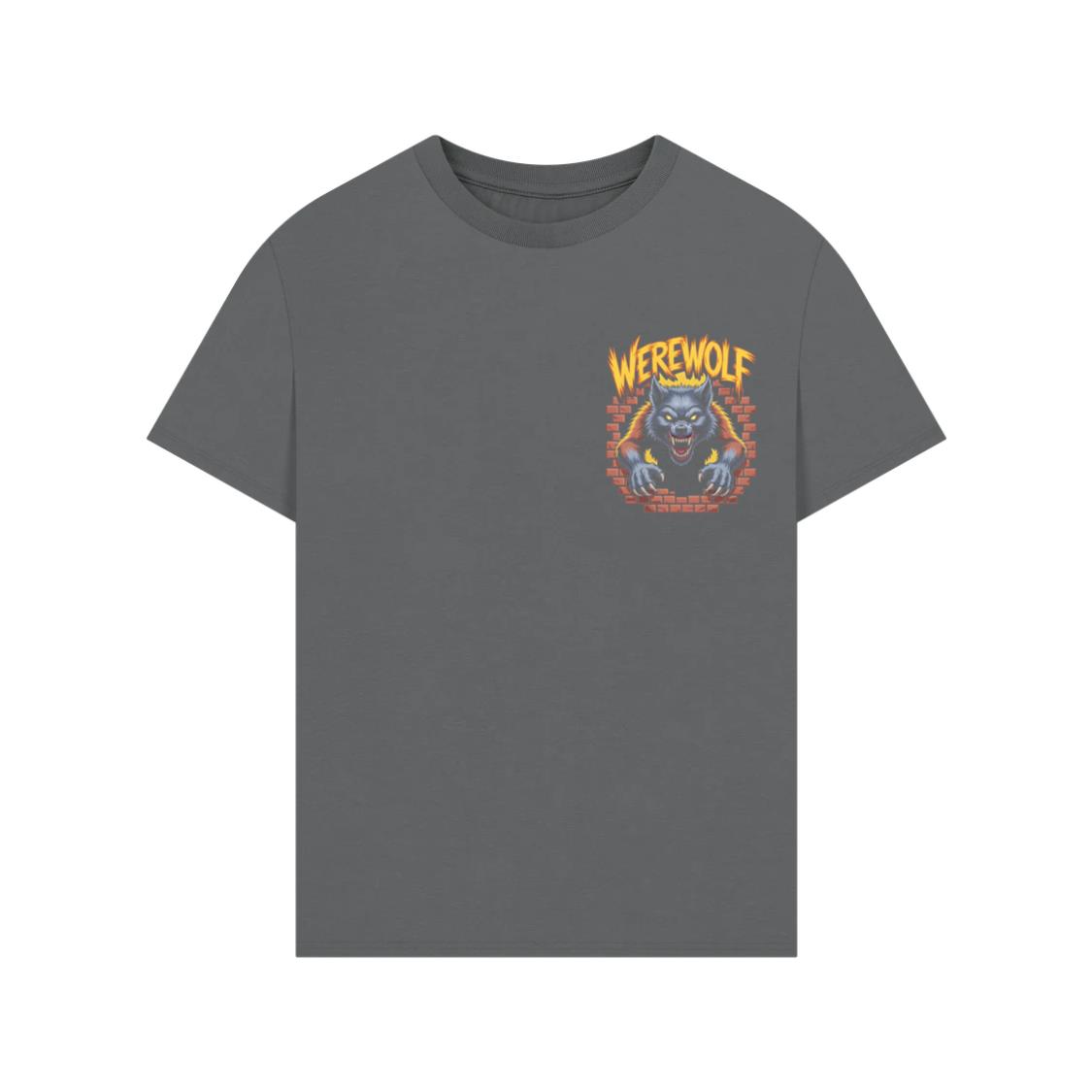 Werewolf Monster Vintage Horror Design T-Shirt - Image 3